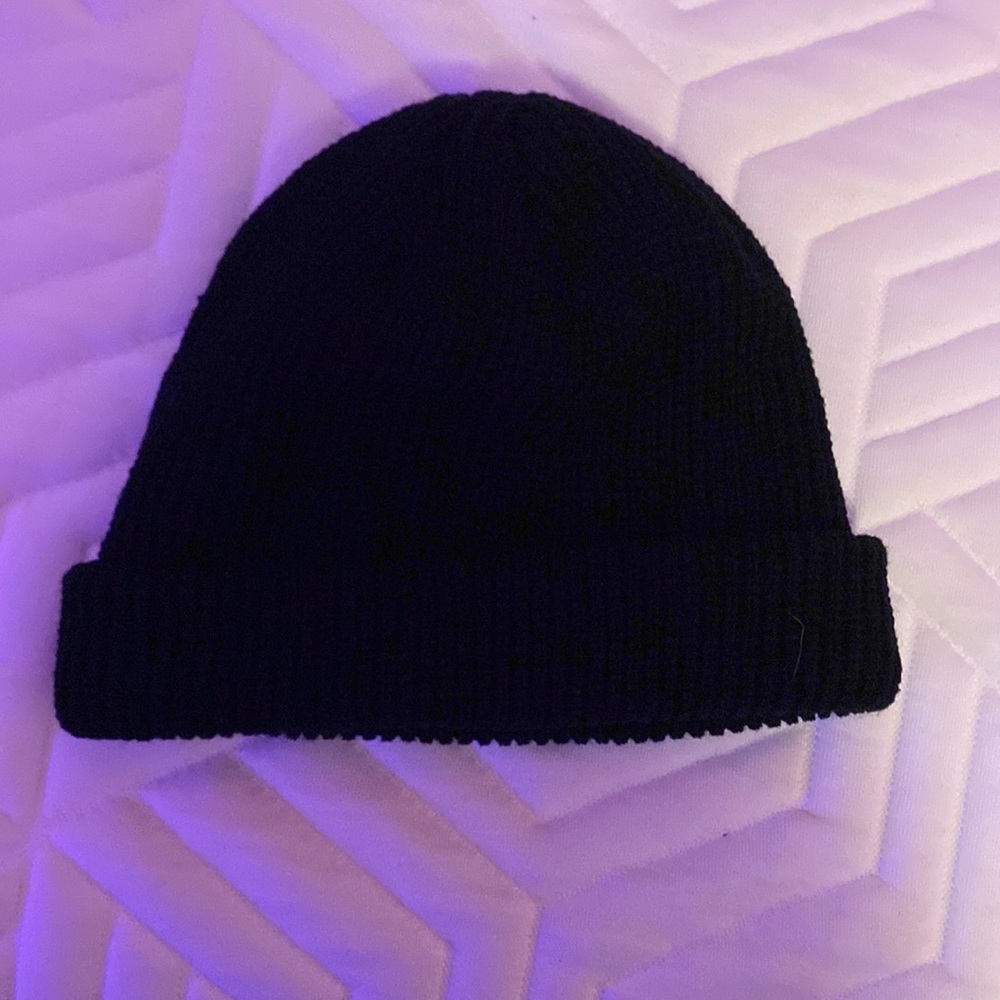 black beanie